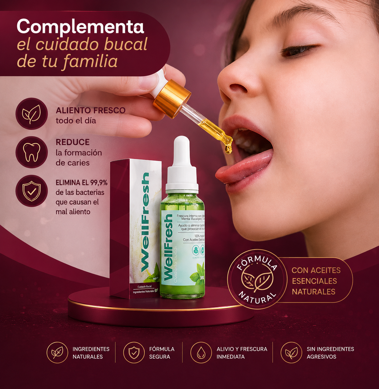 WellFresh – Gotas para Aliento Fresco